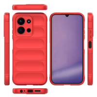 Hülle für Xiaomi Redmi 15c Handyhülle Outdoor Case Back Cover Handy Tasche Bumper in Rot