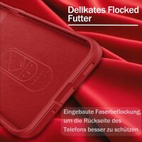 Hülle für Xiaomi Redmi 15c Handyhülle Outdoor Case Back Cover Handy Tasche Bumper in Rot
