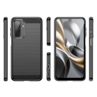 Carbon Hülle für Samsung Galaxy A17 Handyhülle Back Cover Handy Tasche Bumper