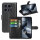 Hülle für Xiaomi 15T Pro Handyhülle Handy Tasche Klapphülle Flipcase Wallet Case Etui Schwarz