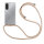 Handykette für Samsung Galaxy A17 Handyhülle mit Band Case Hülle mit Kordel Hand in Beige/Braun