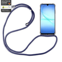 Handykette für Samsung Galaxy A17 Handyhülle mit Band Case Hülle mit Kordel Hand in Blau