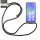 Handykette für Samsung Galaxy A36 Handyhülle mit Band Case Hülle mit Kordel Hand in Schwarz
