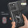 Outdoor Panzer Hülle für Motorola Edge 60 / Edge 60 Fusion Handyhülle mit Kameraschutz Ringhalter in Schwarz