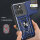 Outdoor Panzer Hülle für Motorola Edge 60 / Edge 60 Fusion Handyhülle mit Kameraschutz Ringhalter in Blau