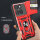 Outdoor Panzer Hülle für Motorola Edge 60 / Edge 60 Fusion Handyhülle mit Kameraschutz Ringhalter in Rot