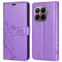 Hülle für Xiaomi 15T Pro Handy Tasche Handyhülle Wallet Case Flip Cover in Lila