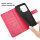 Hülle für Xiaomi 15T Pro Handy Tasche Handyhülle Wallet Case Flip Cover in Rot