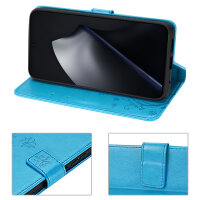 Hülle für Xiaomi 15T Pro Handy Tasche Handyhülle Wallet Case Flip Cover in Blau