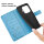 Hülle für Xiaomi 15T Pro Handy Tasche Handyhülle Wallet Case Flip Cover in Blau