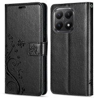 Hülle für Xiaomi 15T Handy Tasche Handyhülle Wallet Case Flip Cover in Schwarz