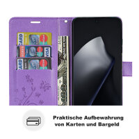 Hülle für Xiaomi 15T Handy Tasche Handyhülle Wallet Case Flip Cover in Lila