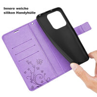 Hülle für Xiaomi 15T Handy Tasche Handyhülle Wallet Case Flip Cover in Lila