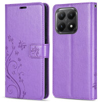 Hülle für Xiaomi 15T Handy Tasche Handyhülle Wallet Case Flip Cover in Lila