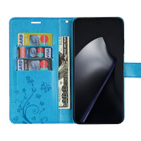 Hülle für Xiaomi 15T Handy Tasche Handyhülle Wallet Case Flip Cover in Blau