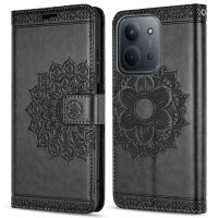 Handy Tasche für Xiaomi Redmi 15C Hülle Handyhülle Klapphülle Wallet Case in Schwarz