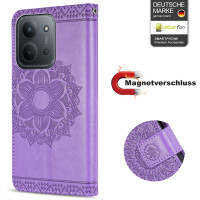 Handy Tasche für Xiaomi Redmi 15C Hülle Handyhülle Klapphülle Wallet Case in Lila