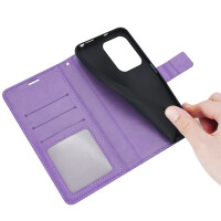 Handy Tasche für Xiaomi Redmi 15C Hülle Handyhülle Klapphülle Wallet Case in Lila