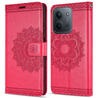 Handy Tasche für Xiaomi Redmi 15C Hülle Handyhülle Klapphülle Wallet Case in Rot