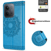 Handy Tasche für Xiaomi Redmi 15C Hülle Handyhülle Klapphülle Wallet Case in Blau