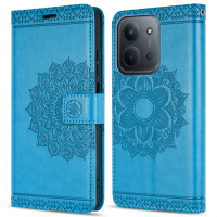 Handy Tasche für Xiaomi Redmi 15C Hülle Handyhülle Klapphülle Wallet Case in Blau