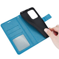 Handy Tasche für Xiaomi Redmi 15C Hülle Handyhülle Klapphülle Wallet Case in Blau