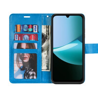Handy Tasche für Xiaomi Redmi 15C Hülle Handyhülle Klapphülle Wallet Case in Blau