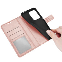Handy Tasche für Xiaomi Redmi 15C Hülle Handyhülle Klapphülle Wallet Case in Rosegold