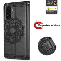 Handy Tasche für Samsung Galaxy A17 / A26 Hülle Handyhülle Klapphülle Wallet Case in Schwarz