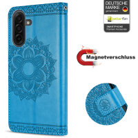 Handy Tasche für Samsung Galaxy A17 / A26 Hülle Handyhülle Klapphülle Wallet Case in Blau