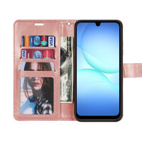 Handy Tasche für Samsung Galaxy A17 / A26 Hülle Handyhülle Klapphülle Wallet Case in Rosegold