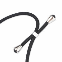 Handykett für Xiaomi 17 Pro Max Hülle mit Kordel Handyhülle mit Band in Schwarz