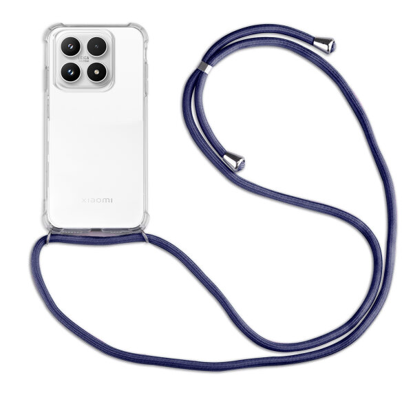 Handykett für Xiaomi 17 Hülle mit Kordel Handyhülle mit Band in Blau
