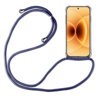 Handykett für Xiaomi 17 Hülle mit Kordel Handyhülle mit Band in Blau