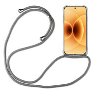 Handykett für Xiaomi 17 Hülle mit Kordel Handyhülle mit Band in Grau