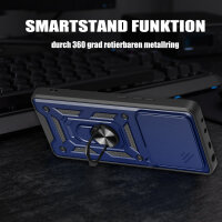 Outdoor Panzer Hülle Xiaomi 15T Pro Handyhülle Kameraschutz Ringhalter in Blau
