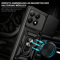 Outdoor Panzer Hülle Xiaomi 17 Handyhülle Kameraschutz Ringhalter in Schwarz