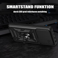 Outdoor Panzer Hülle Xiaomi 17 Handyhülle Kameraschutz Ringhalter in Schwarz