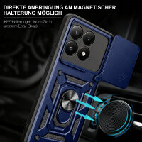 Outdoor Panzer Hülle Xiaomi 17 Handyhülle Kameraschutz Ringhalter in Blau