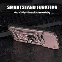 Outdoor Panzer Hülle Xiaomi 17 Pro Max Handyhülle Kameraschutz Ringhalter in Rosegold