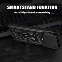 Outdoor Panzer Hülle Xiaomi 17 Pro Max Handyhülle Kameraschutz Ringhalter in Schwarz