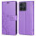 Hülle Motorola Moto G56 Handyhülle mit [Standfunktion][Kartenfächern] in Lila
