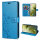 Hülle Motorola Moto G86 Handyhülle mit [Standfunktion][Kartenfächern] in Blau
