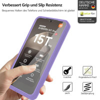 360° Grad Hülle Xiaomi 15T Pro Rundum vollschutz Integriertem Displayschutz in Lila