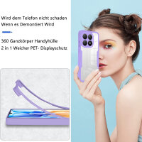 360° Grad Hülle Xiaomi 15T Rundum vollschutz Integriertem Displayschutz in Lila