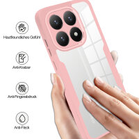 360° Grad Hülle Xiaomi 15T Rundum vollschutz Integriertem Displayschutz in Rosa