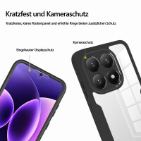 360° Grad Hülle für Xiaomi 17 Rundum vollschutz Integriertem Displayschutz in Schwarz