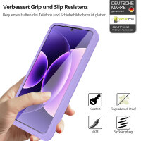 360° Grad Hülle für Xiaomi 17 Rundum vollschutz Integriertem Displayschutz in Lila