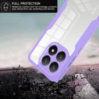 360° Grad Hülle für Xiaomi 17 Rundum vollschutz Integriertem Displayschutz in Lila