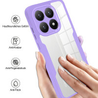 360° Grad Hülle für Xiaomi 17 Rundum vollschutz Integriertem Displayschutz in Lila